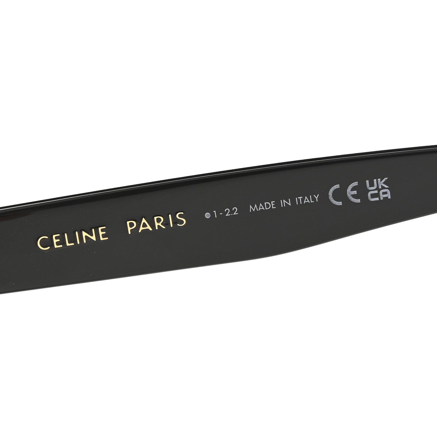 Celine Acetate Square Sunglasses CL40249U-Y Black Black 5 of 8