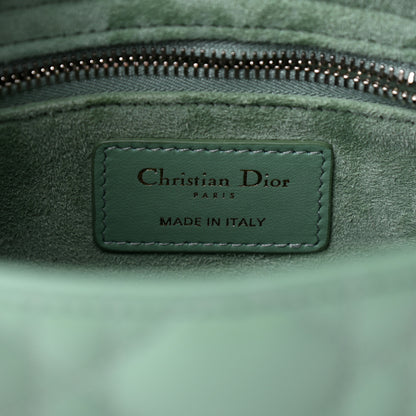 Christian Dior Lambskin Cannage Small My ABCDior Lady Dior Green 5 of 6