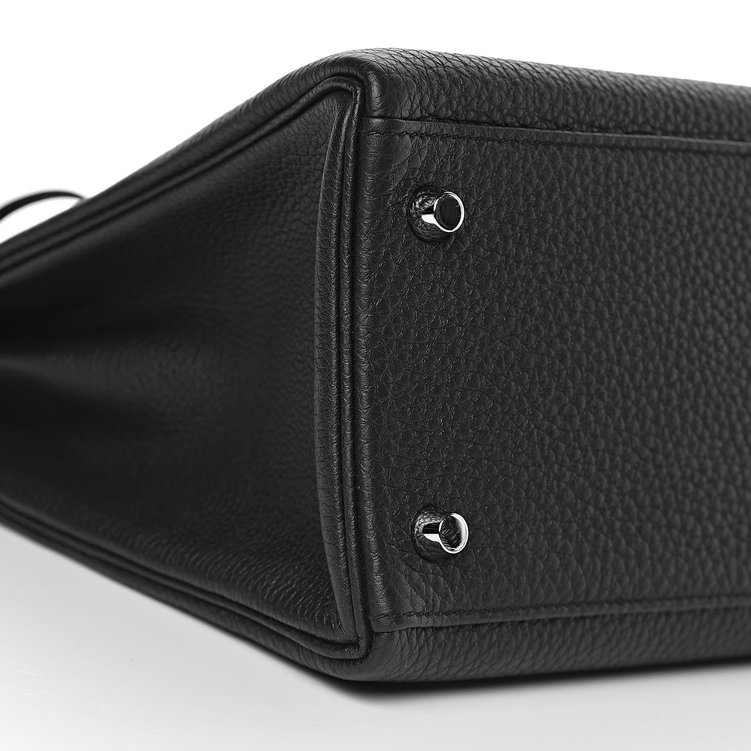 Hermes Togo Matte Alligator Kelly Retourne Touch 32 Black 27 of 42