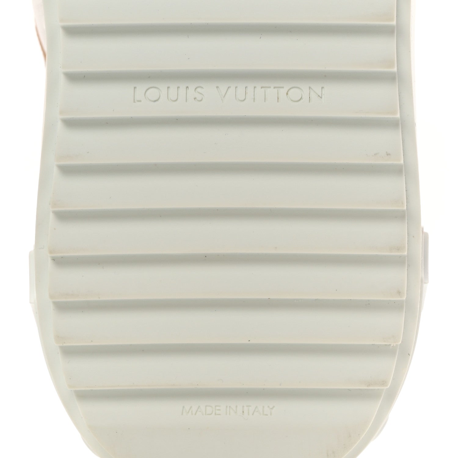Louis Vuitton Monogram Embossed Calfskin Damier Azur Time Out Sneakers 38.5 Rose Clair Pink 7 of 9