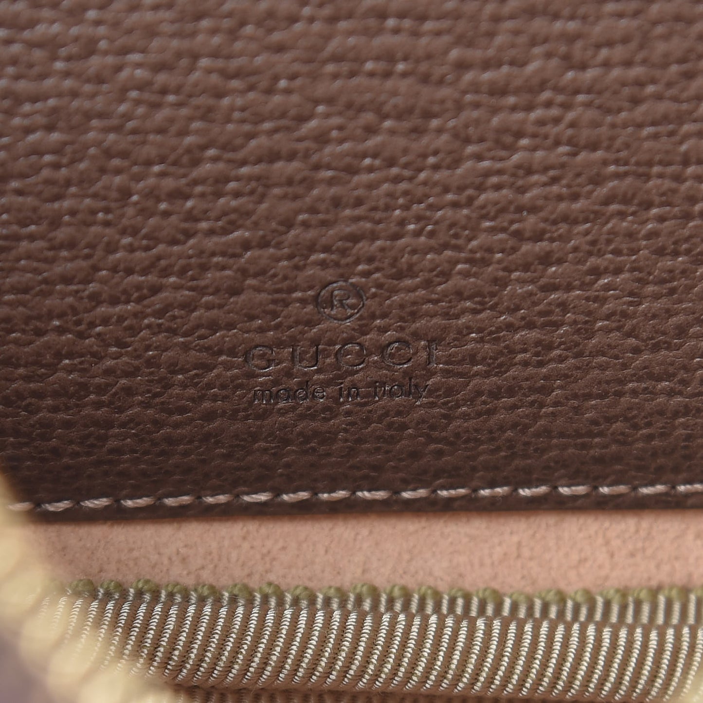 GG Supreme Monogram Ophidia Belted iPhone Case 75 30 Dark Brown
