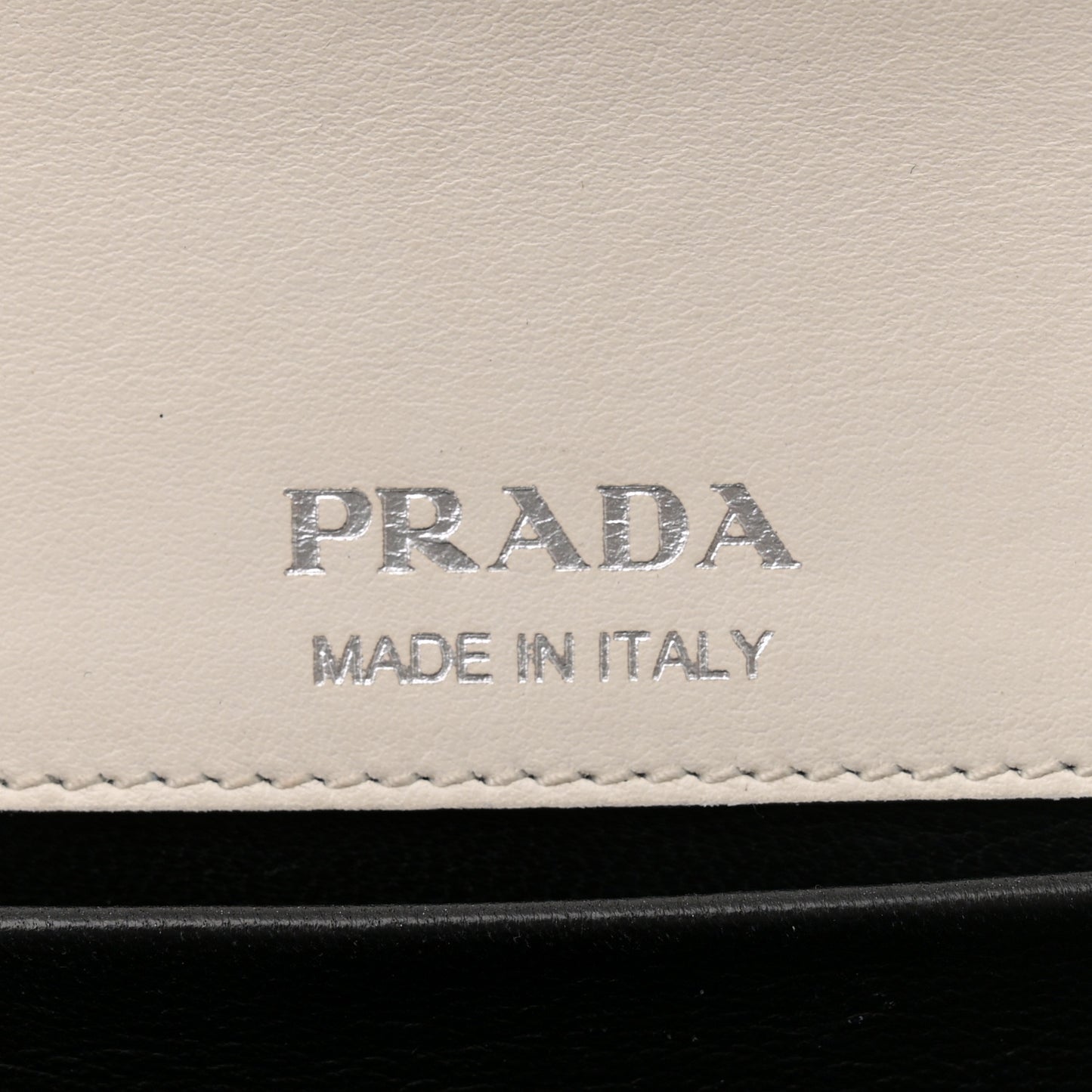 City Calfskin Small Sidonie Shoulder Bag White Black