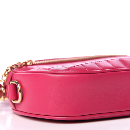Celine Calfskin Quilted Small C Charm Bag Pink 6 of 9