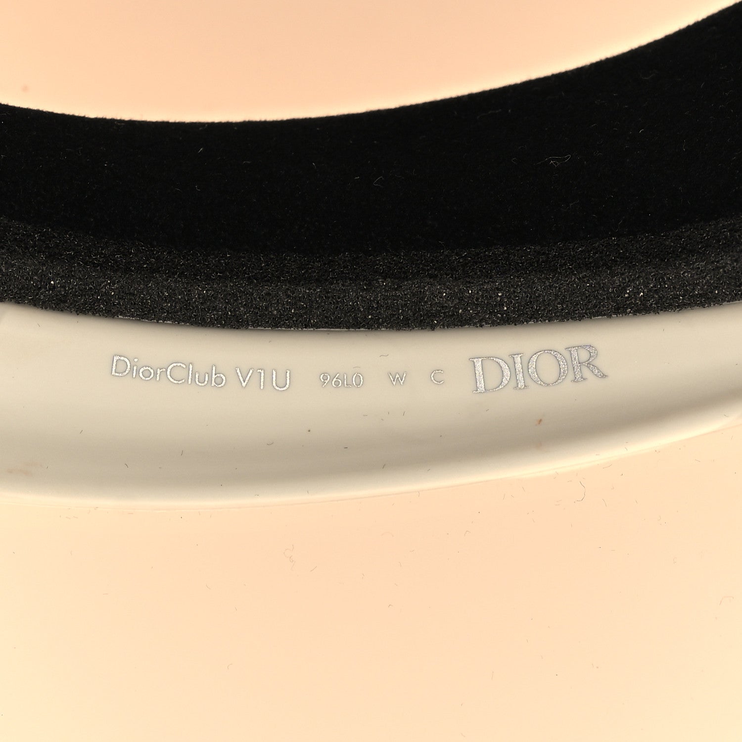 Christian Dior DiorClub1 Sun Visor Nude 6 of 7