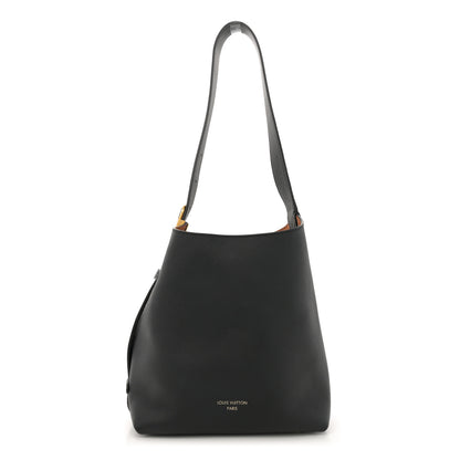 Louis Vuitton Grained Calfskin Low Key Hobo PM Black 1 of 11
