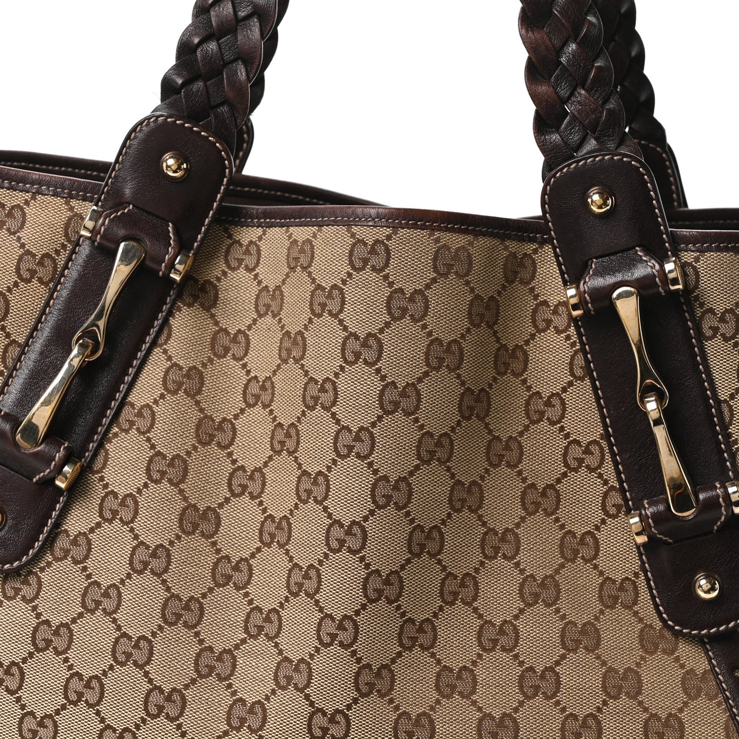 Monogram Medium Pelham Shoulder Bag Dark Brown