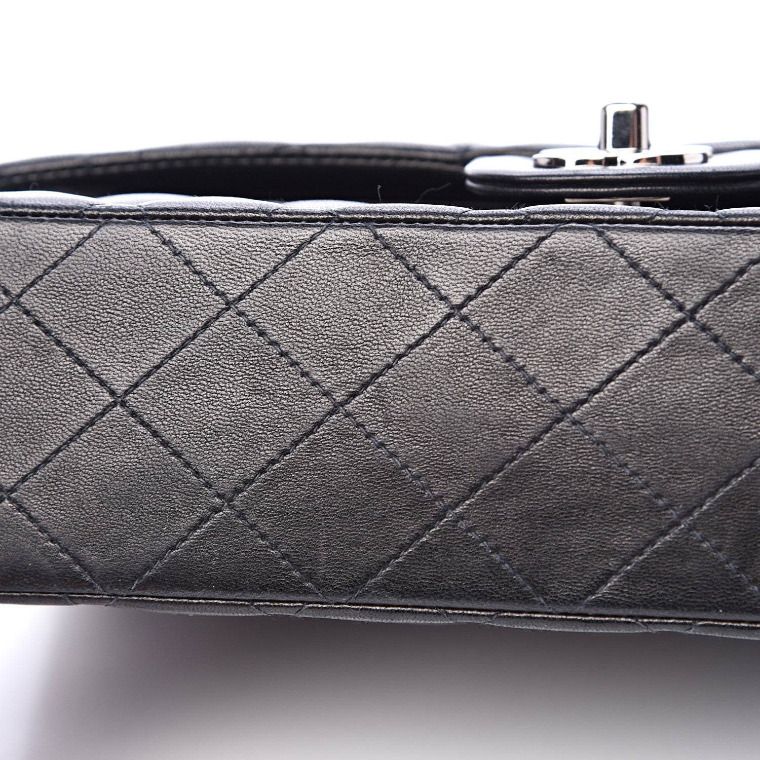 Chanel Lambskin Quilted Medium Double Flap Black 22 of 22