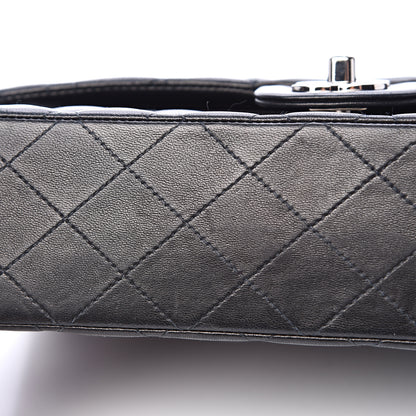 Chanel Lambskin Quilted Medium Double Flap Black 22 of 22