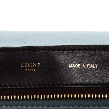 Celine Smooth Calfskin Suede Medium Tri-Color Trapeze Dark Grey 8 of 16
