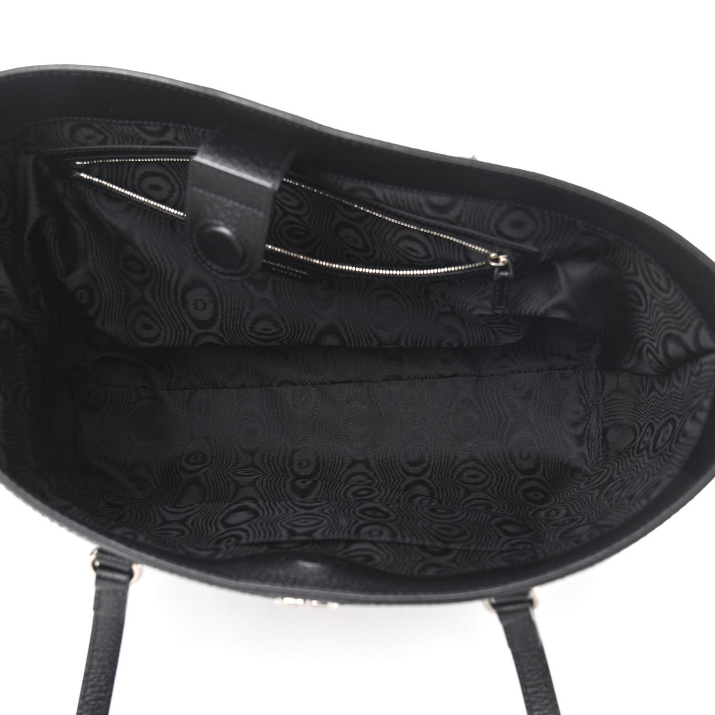 X BALENCIAGA BB Monogram Web Graffiti Medium Ophidia Shopping Tote Black