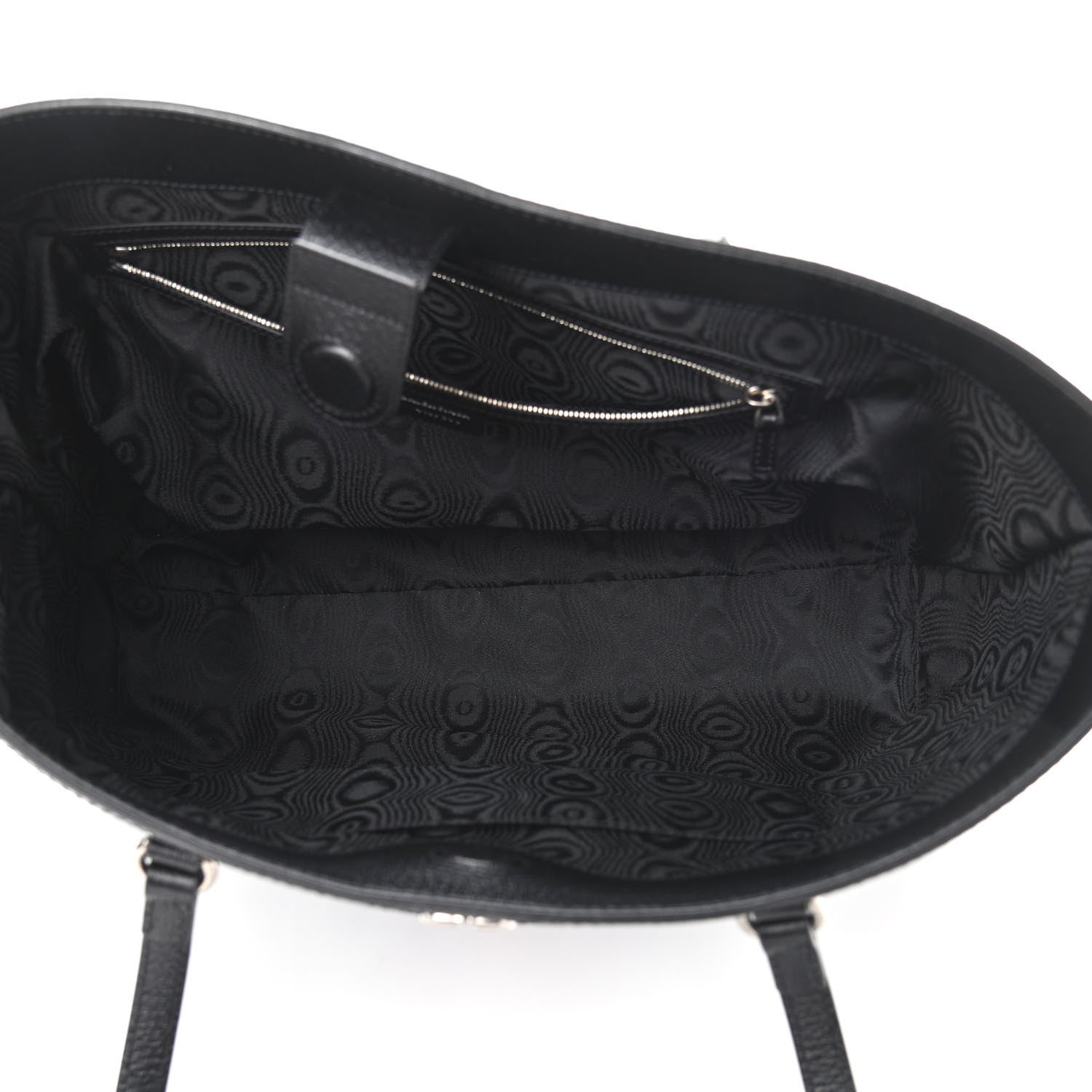 Gucci X BALENCIAGA BB Monogram Web Graffiti Medium Ophidia Shopping Tote Black 5 of 11