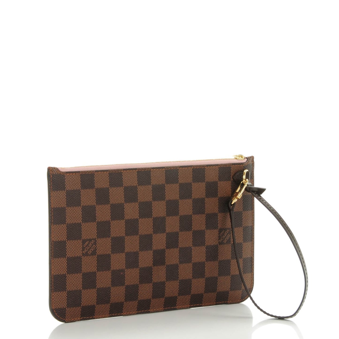 Damier Ebene Neverfull MM GM Pochette Rose Ballerine