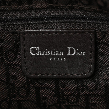 Christian Dior Lambskin Cannage Stitched Small East West Lady Dior Marron Fonce 6 of 11