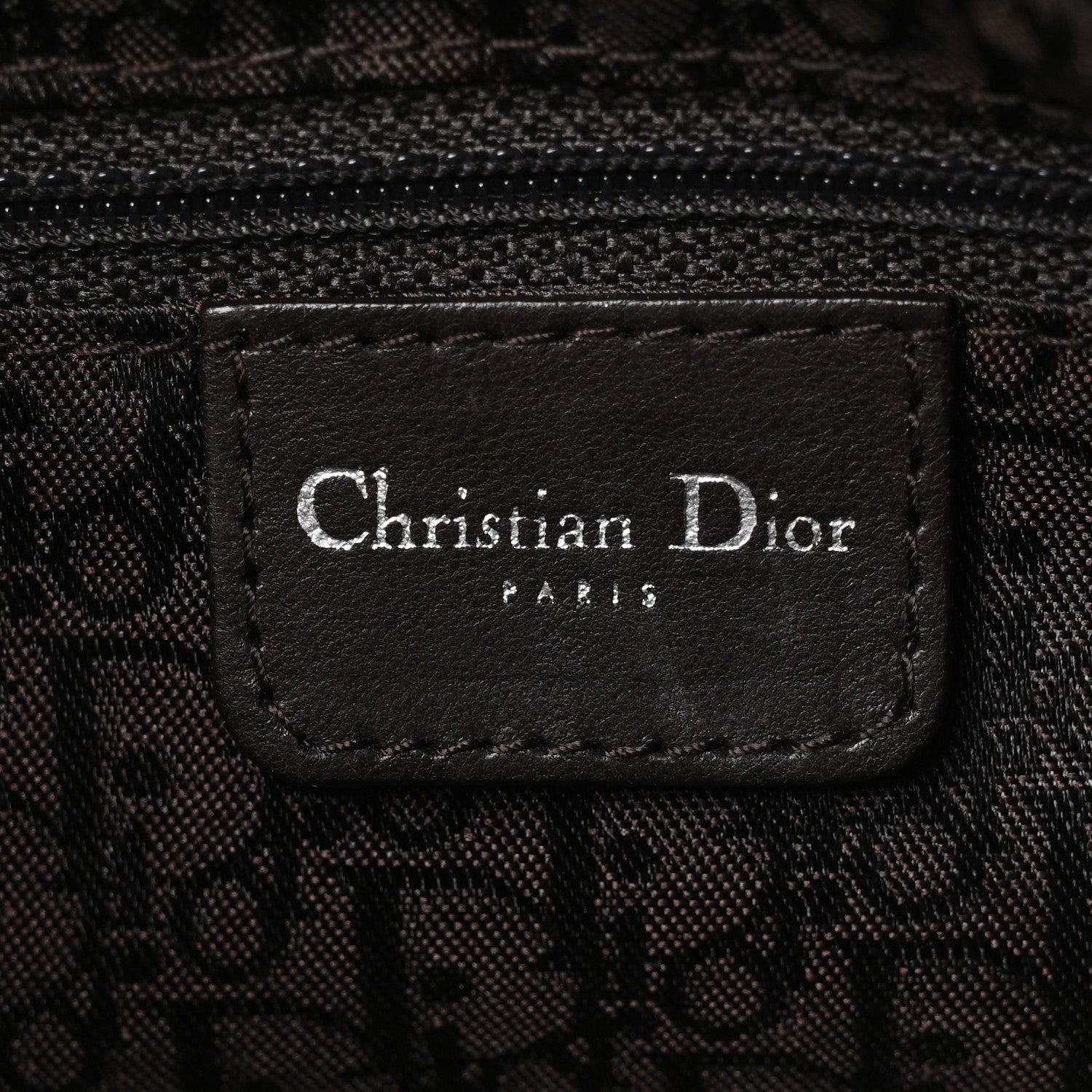 Christian Dior Lambskin Cannage Stitched Small East West Lady Dior Marron Fonce 6 of 11