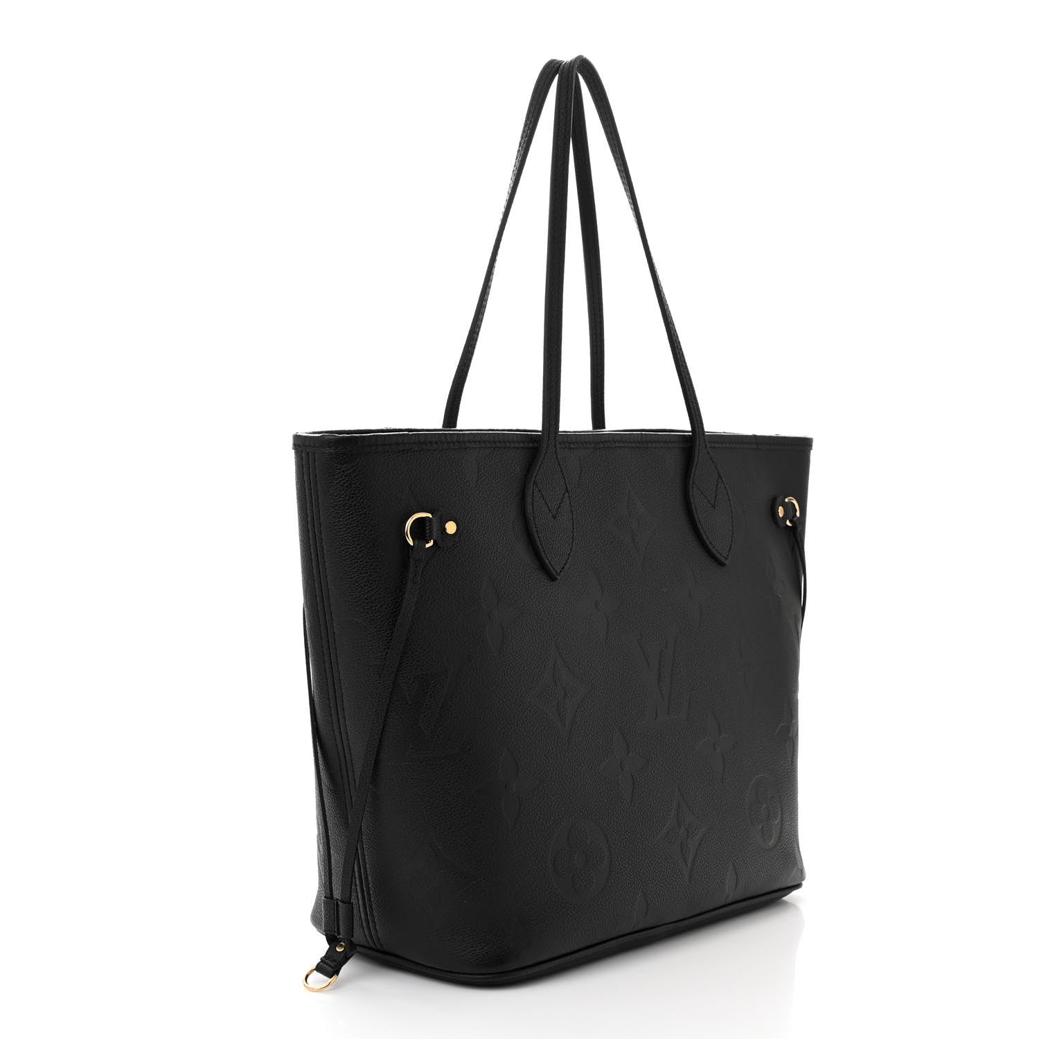 Louis Vuitton Empreinte Monogram Giant Neverfull MM Black 3 of 9