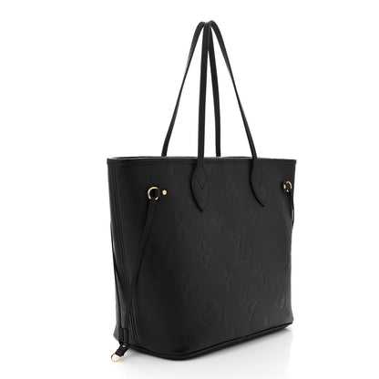 Louis Vuitton Empreinte Monogram Giant Neverfull MM Black 3 of 9
