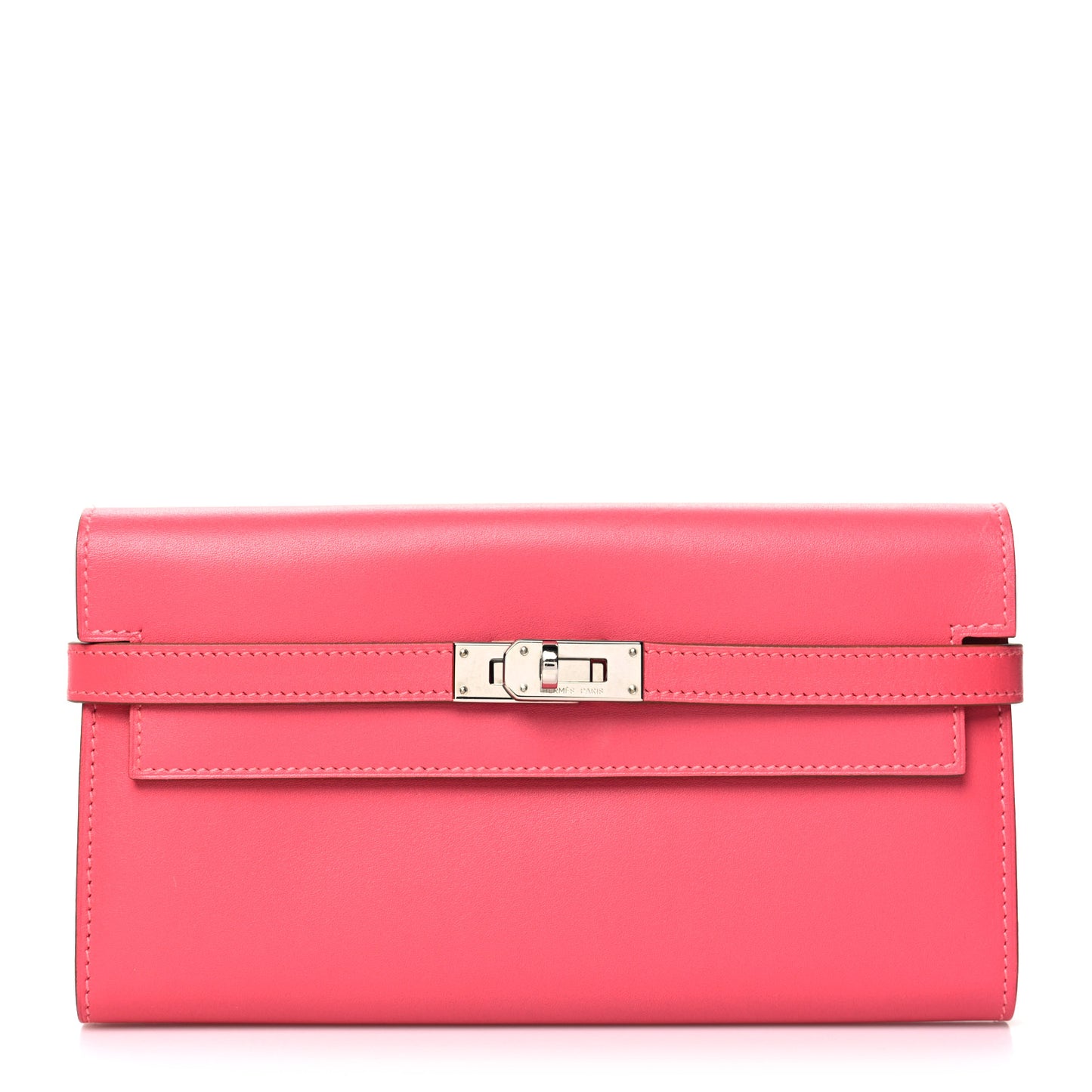 Tadelakt Kelly Longue Wallet Rose Lipstick