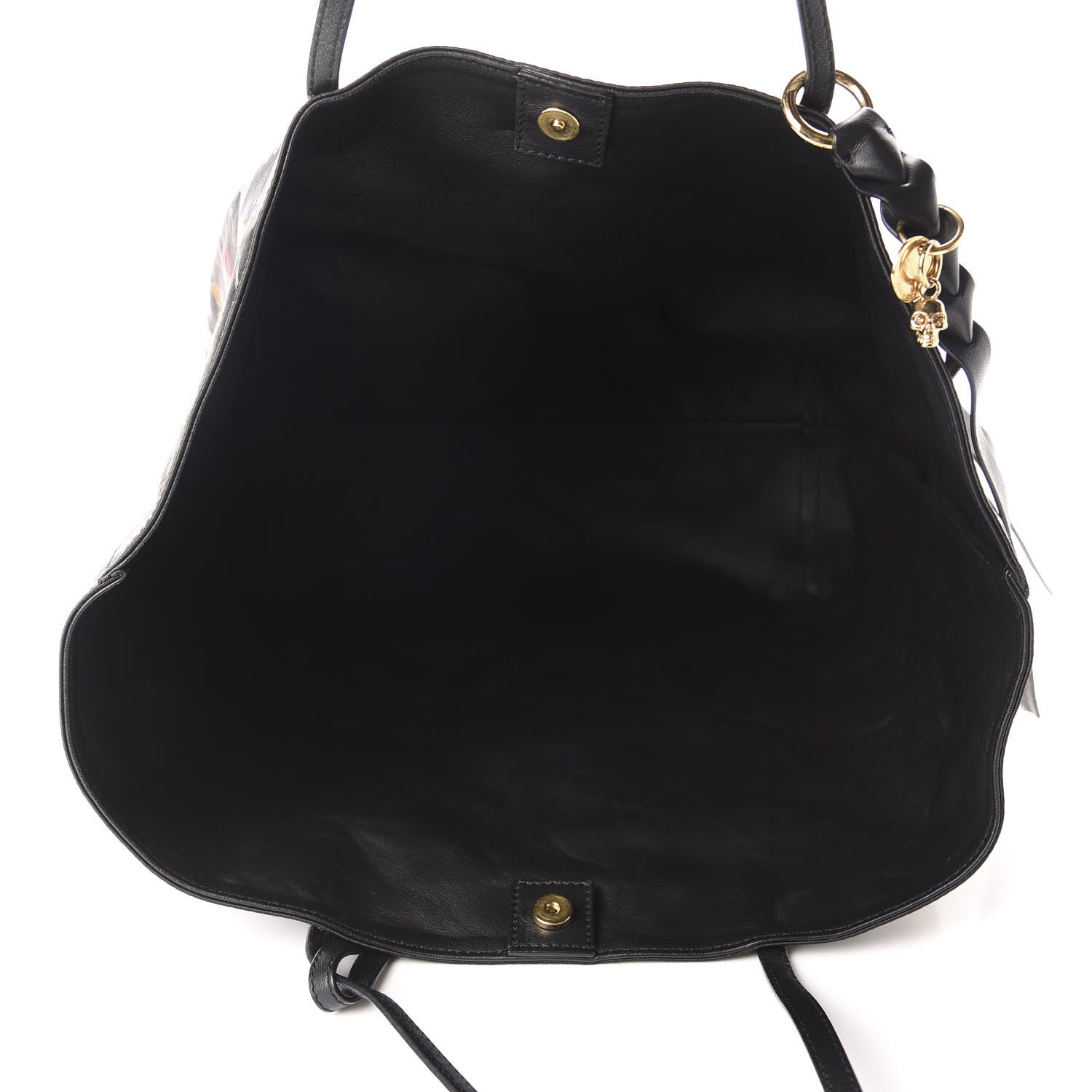 Alexander McQueen Silk Obsessions Tote Black 5 of 9