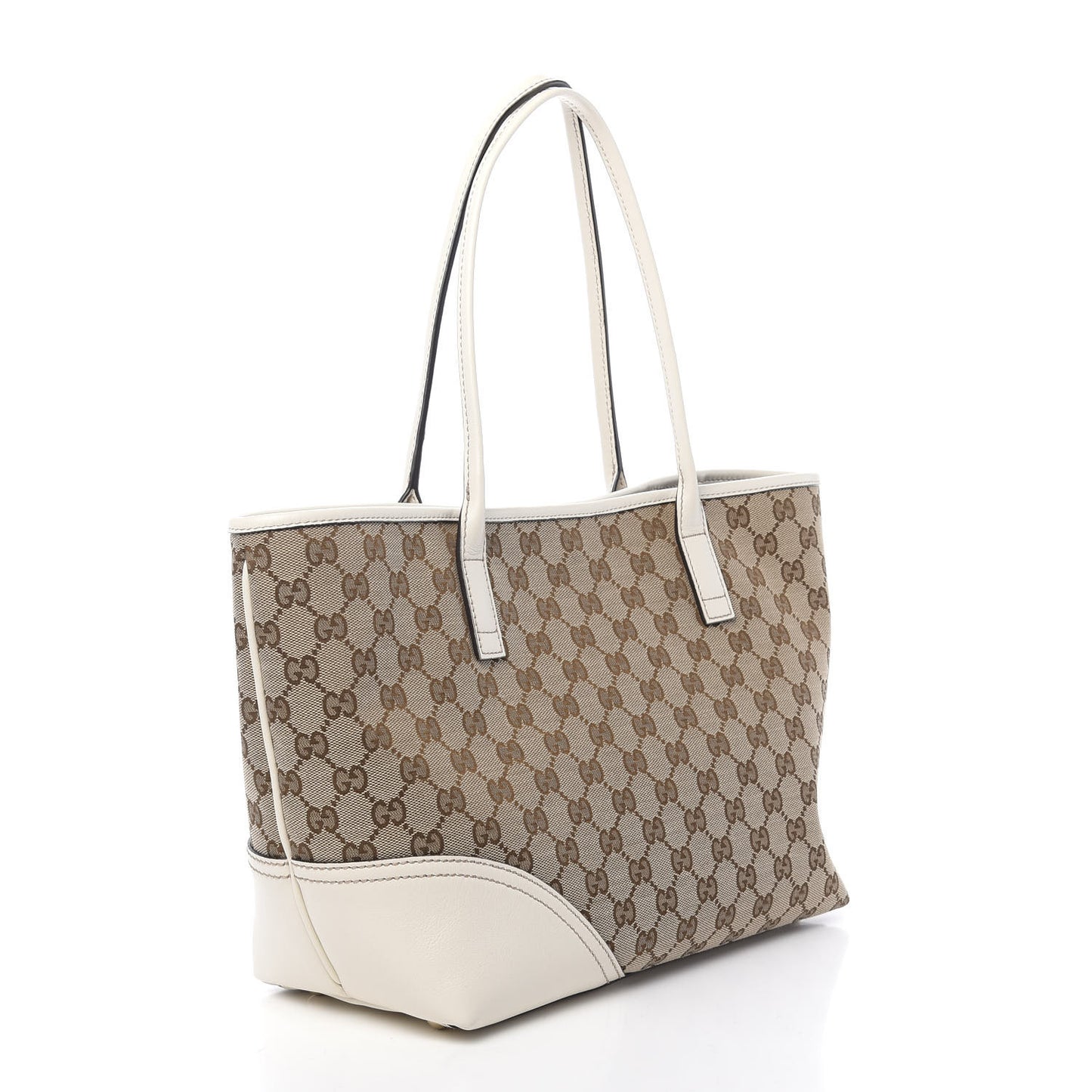 Monogram Medium New Britt Tote Off White