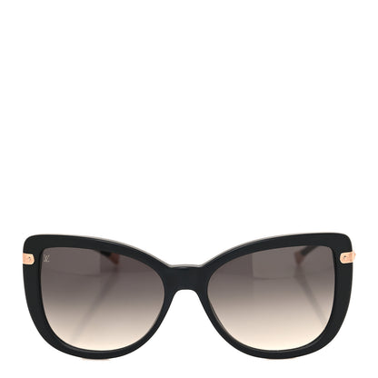 Louis Vuitton Monogram Acetate Charlotte Sunglasses Z0781W Black 2 of 8