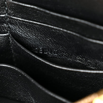 Balenciaga Metallic Calfskin Crocodile Embossed Hourglass Chain Bag Gold 6 of 10