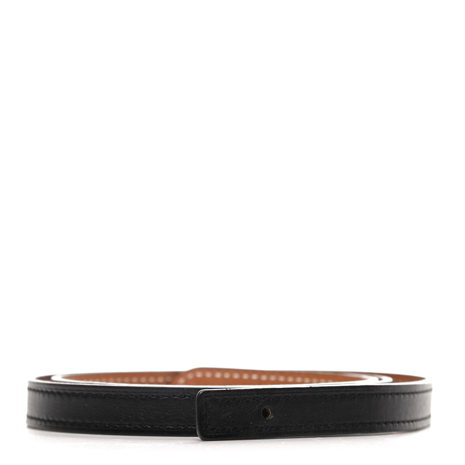 Hermes Swift Epsom 13mm Belt Strap 70 Black Gold 1 of 4