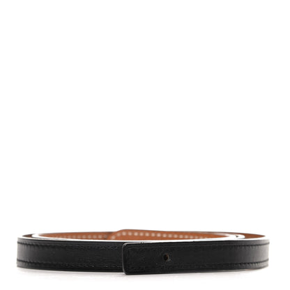 Hermes Swift Epsom 13mm Belt Strap 70 Black Gold 1 of 4