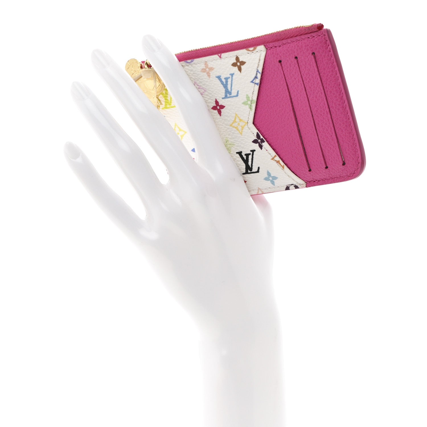 Louis Vuitton LV X TM Monogram Romy Card Holder Kawaii Pink 2 of 7