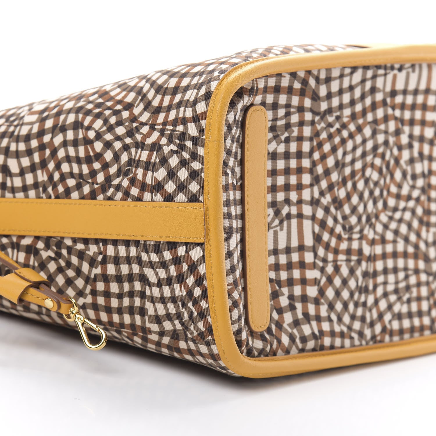 MCM Visetos Medium Liz Reversible Shopper Tote Cognac Yellow 15 of 17