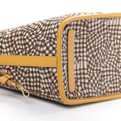 MCM Visetos Medium Liz Reversible Shopper Tote Cognac Yellow 15 of 17