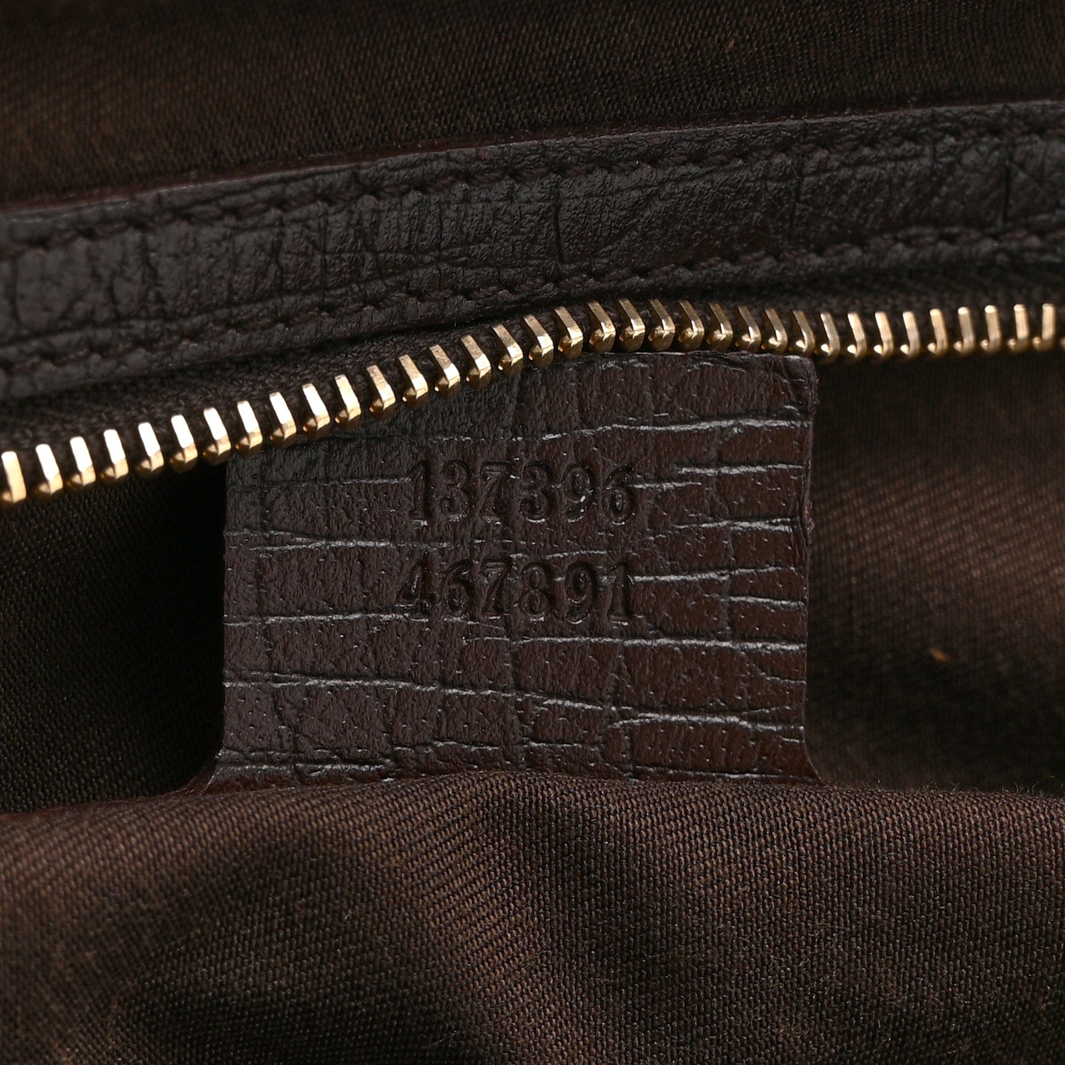 Gucci Monogram Medium Jolicoeur Tote Dark Brown 7 of 10