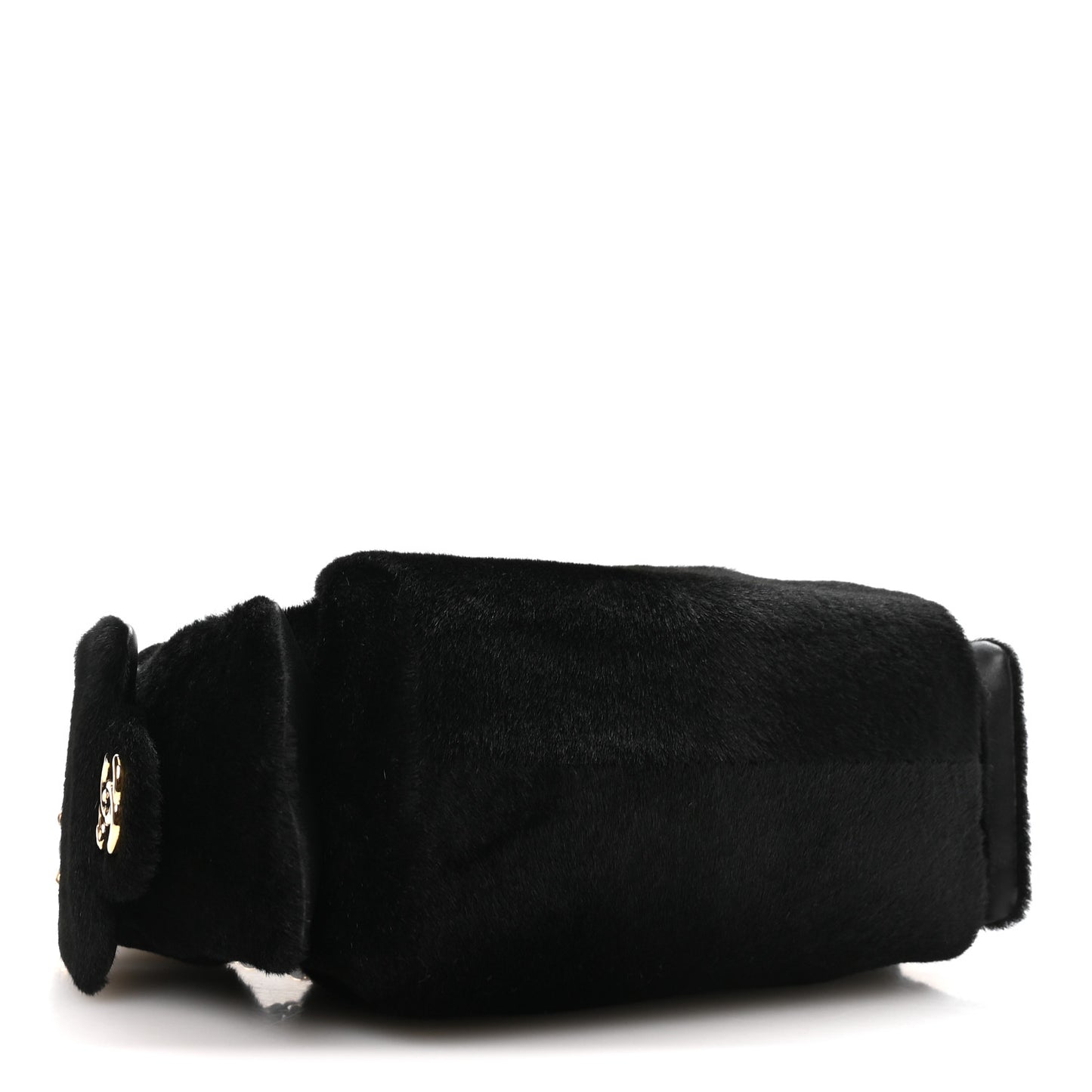 Pony Hair Mini Chanel 25 Handbag Black Black