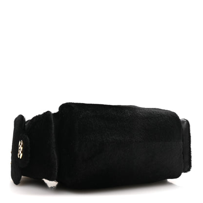 Chanel Pony Hair Mini Chanel 25 Handbag Black Black 4 of 11