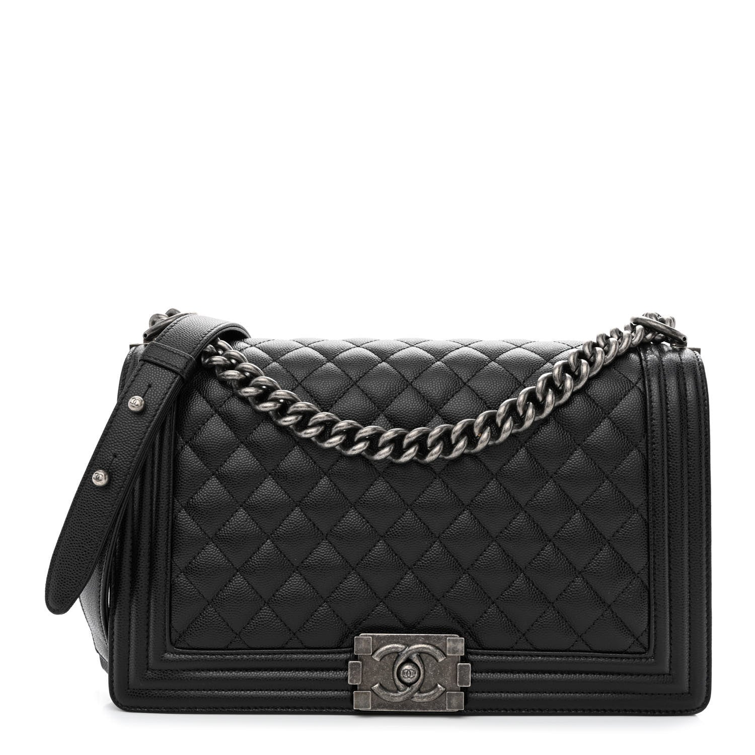 Chanel Caviar Quilted New Medium Boy Flap Black 1 of 10