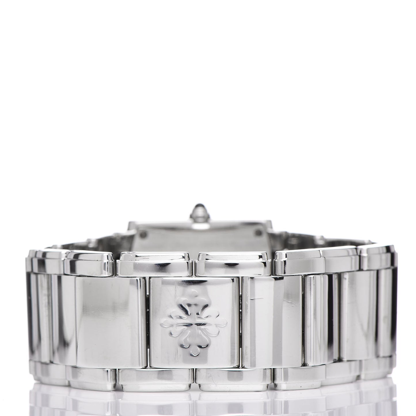 Stainless Steel Diamond 25mm Twenty-4 Quartz Watch White 4910/10A-011