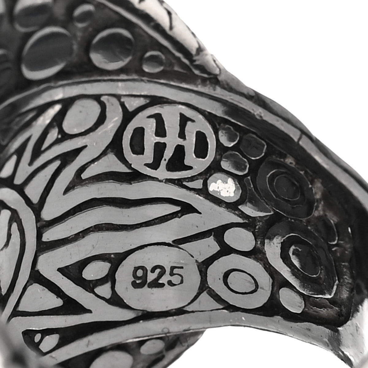 John Hardy Sterling Silver Dot Nuansa Ring 54 6.75 4 of 4