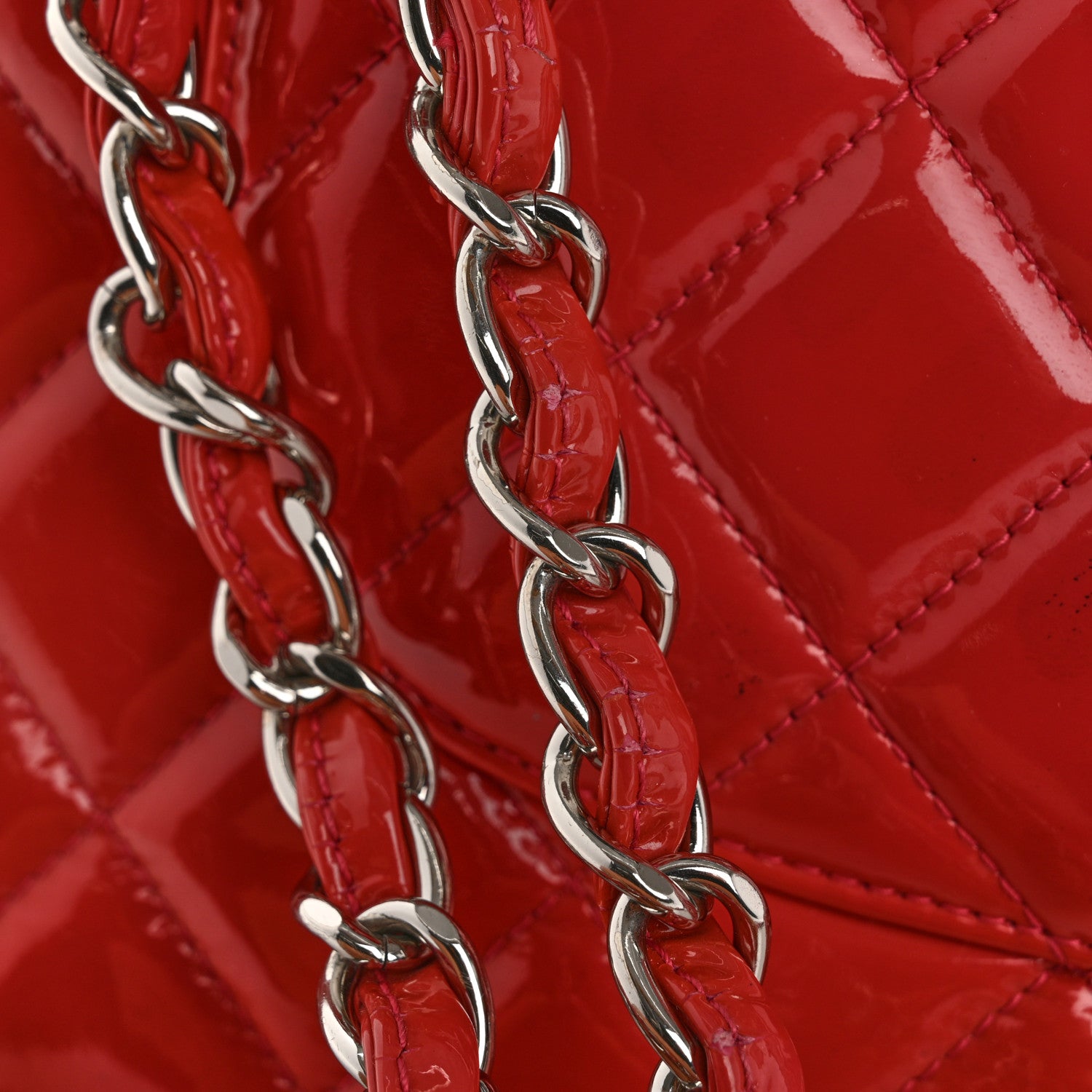 Chanel Patent Quilted Jumbo Double Flap Pink 14 of 16