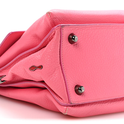 Christian Louboutin Grained Calfskin Passage Messenger Pink 8 of 12
