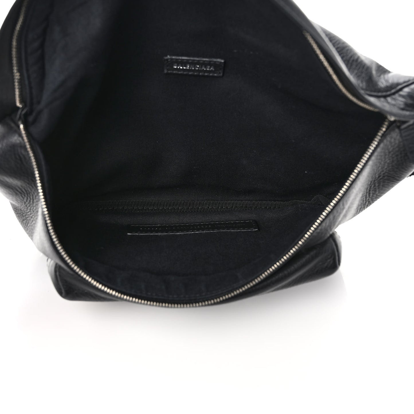 Smooth Calfskin Logo Large Everyday Beltpack Black White