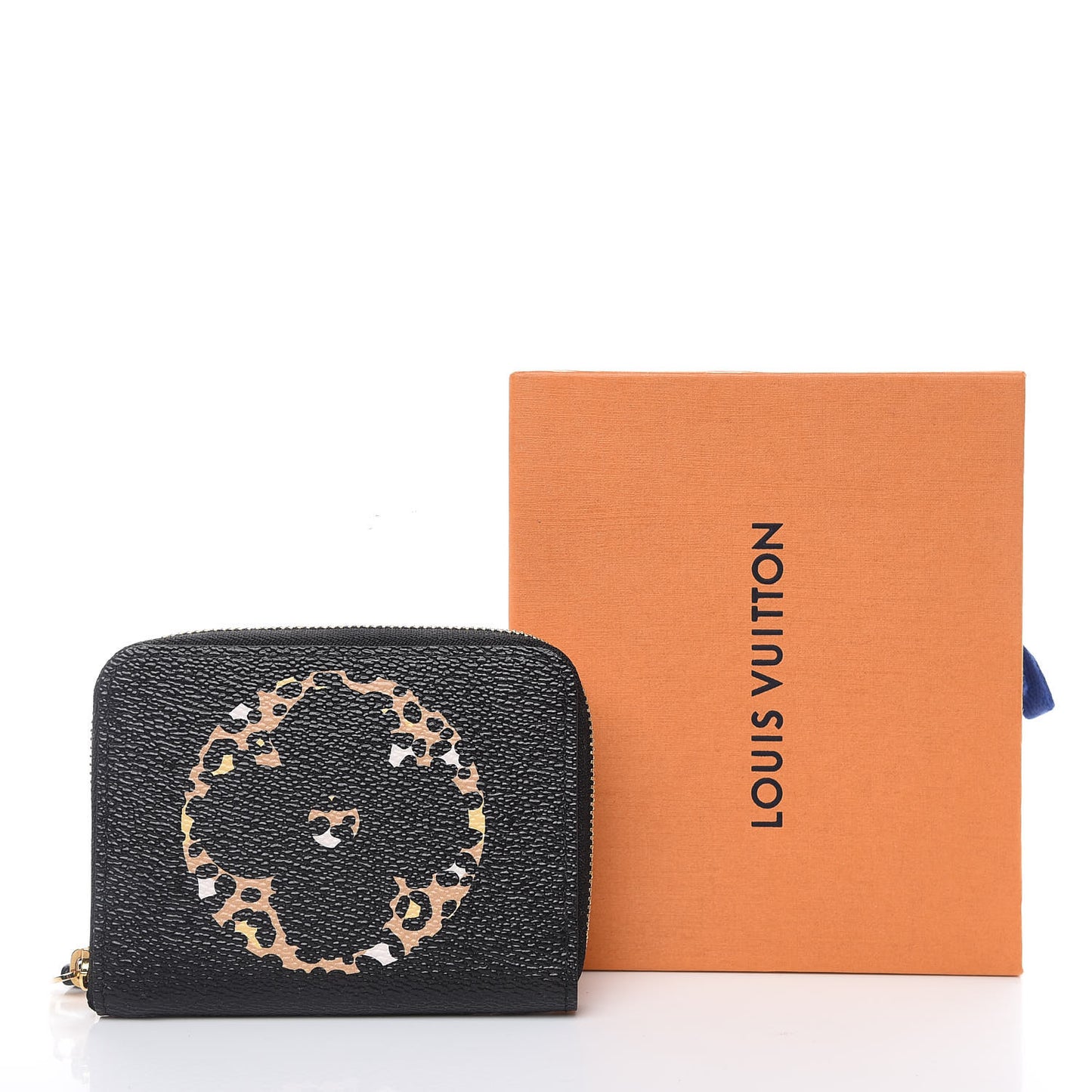 Monogram Giant Jungle Zippy Coin Purse Black
