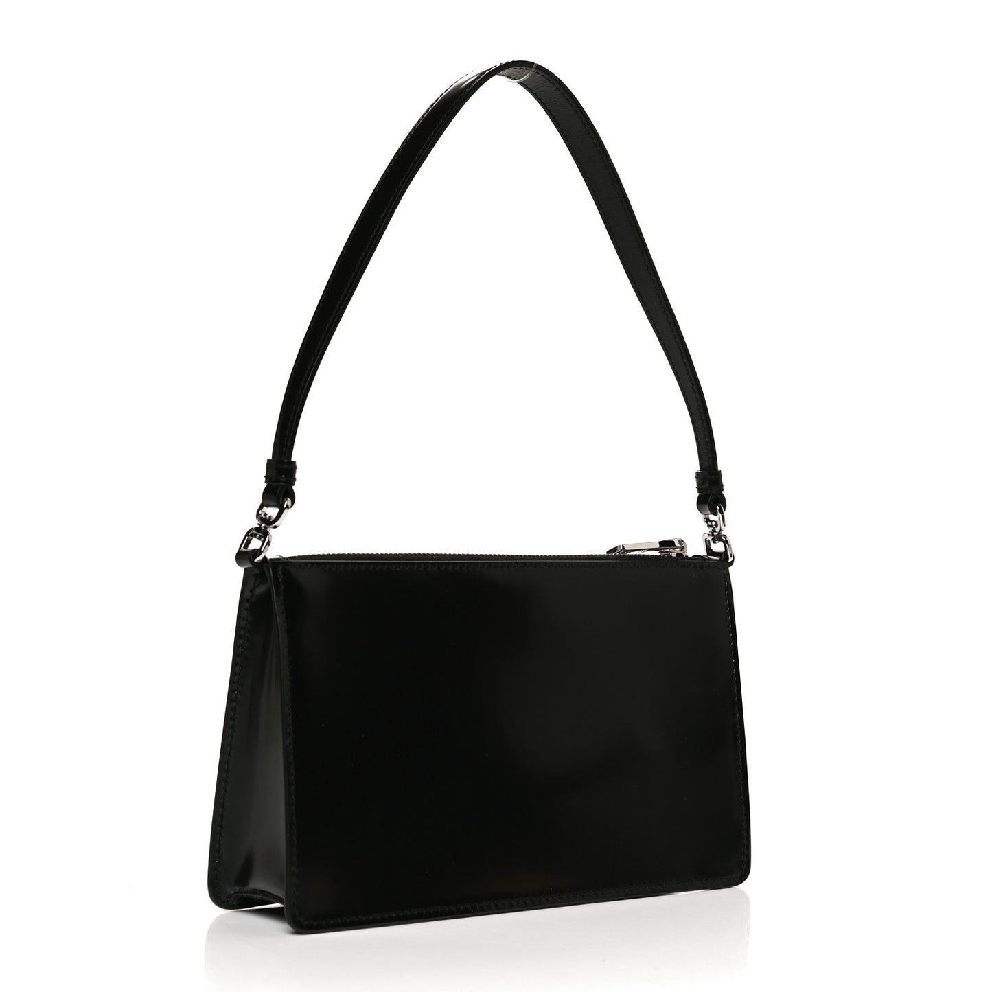 Spazzolato Mini Shoulder Bag Black