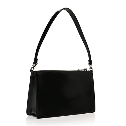 Prada Spazzolato Mini Shoulder Bag Black 3 of 11