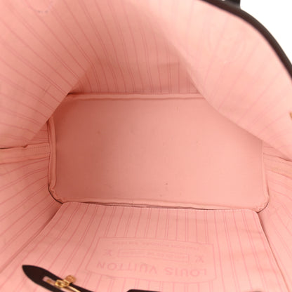 Louis Vuitton Damier Ebene Neo Neverfull MM Rose Ballerine 5 of 18
