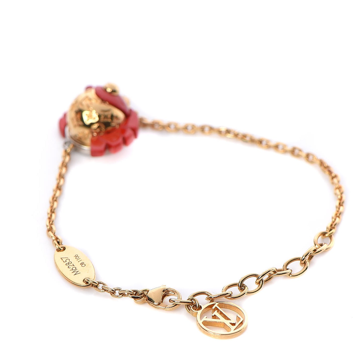 Metal Vuittonite Rooster Bracelet Gold
