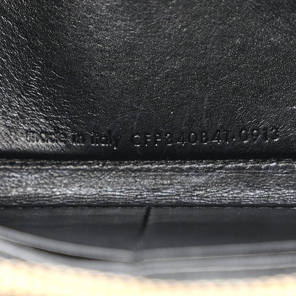 Saint Laurent Grain De Poudre Classic Letters Zip Around Wallet Black 7 of 10