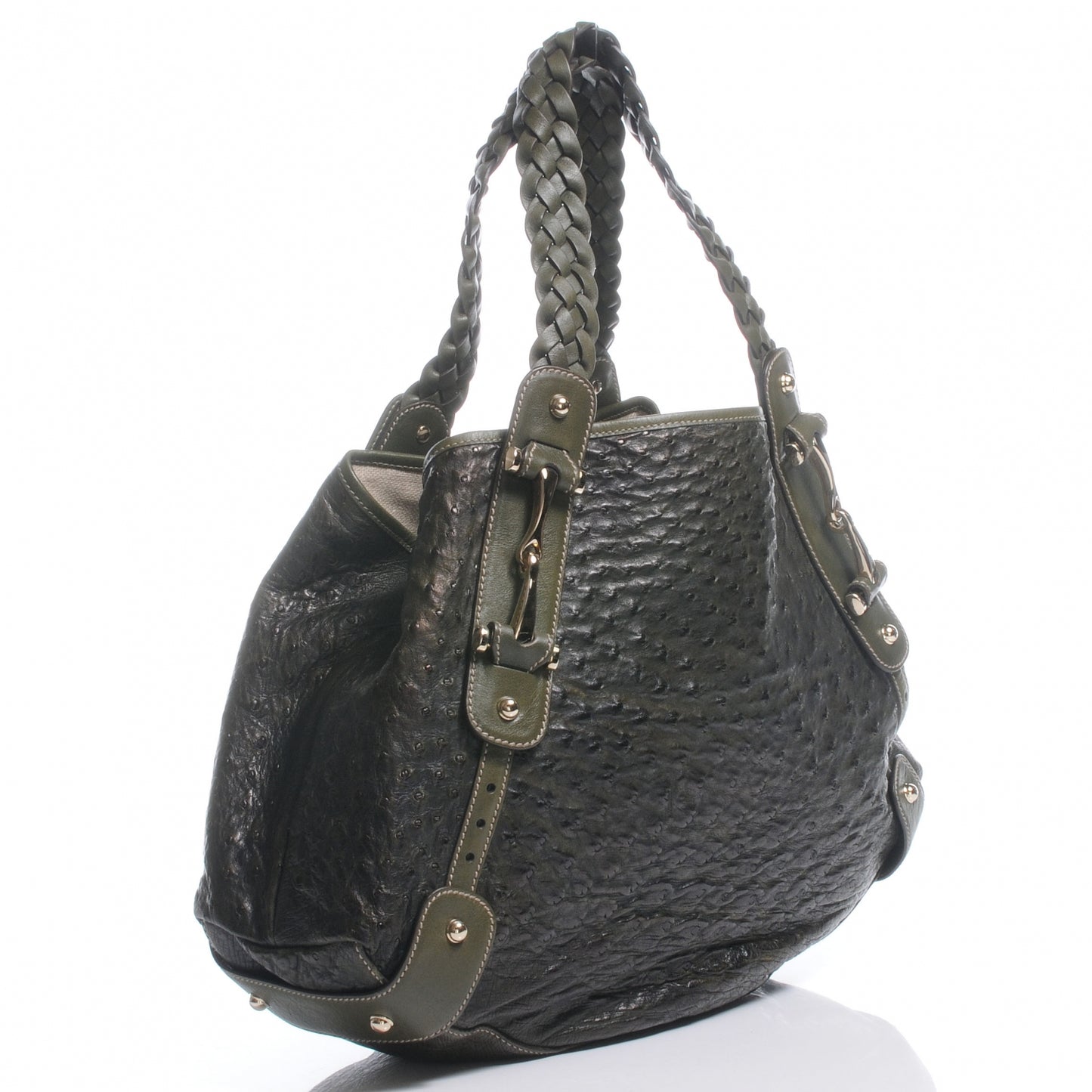 Ostrich Medium Pelham Tote Green