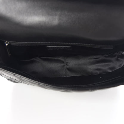 Chanel Lambskin Quilted Jumbo Easy Carry Flap Black 5 of 13
