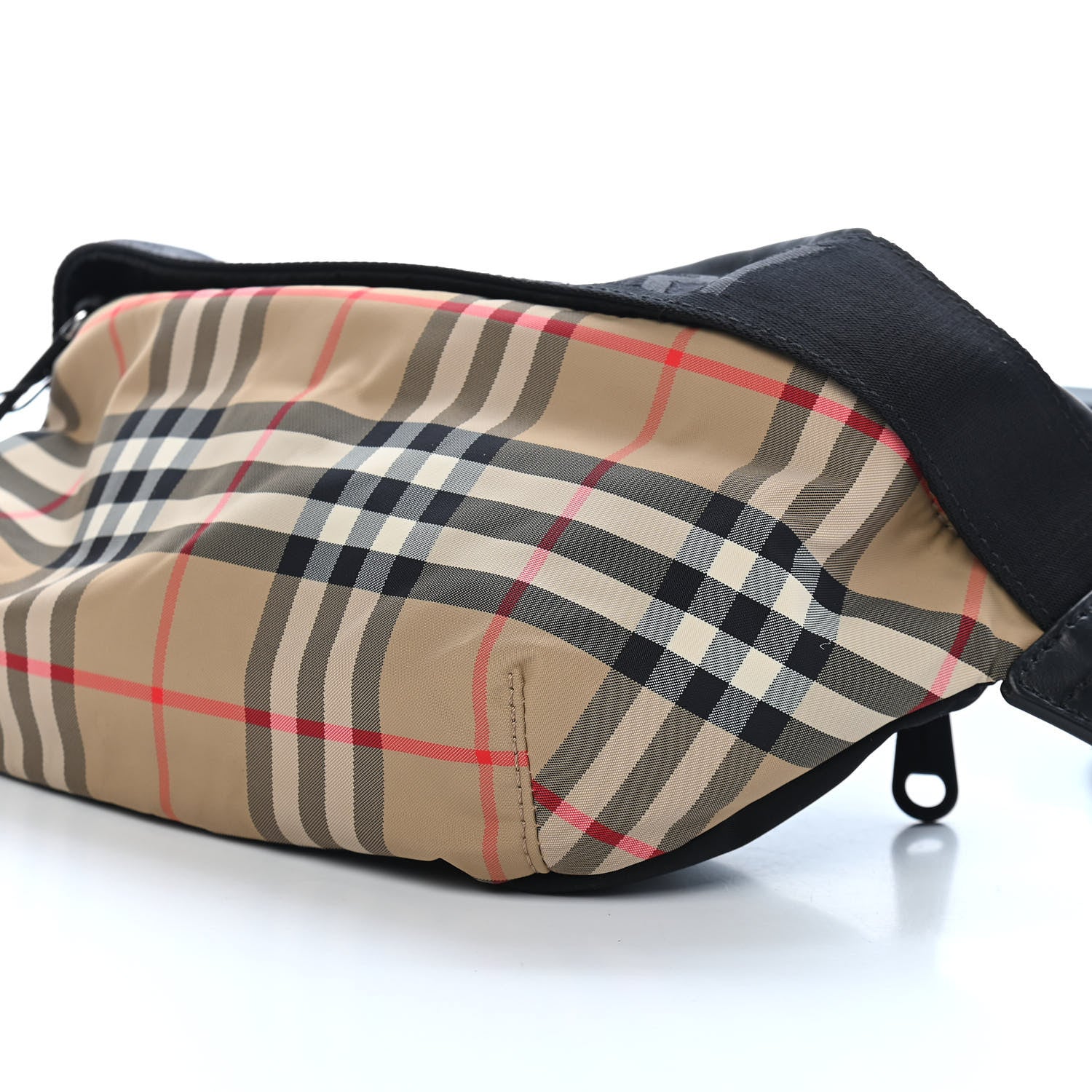 Burberry Nylon Vintage Check Sonny Bum Bag Archive Beige Black 8 of 8