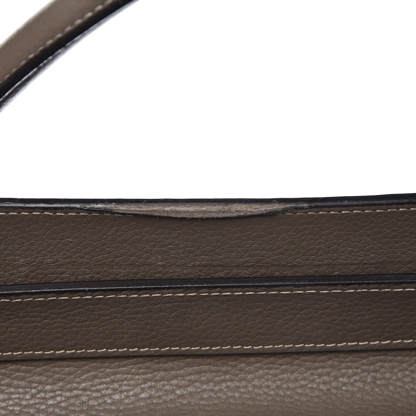 Drummed Calfskin Mini Luggage Souris