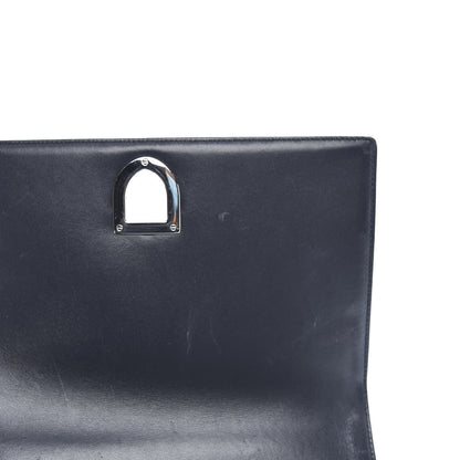 Christian Dior Metallic Patent Micro-Cannage Medium Diorama Flap Bag Silver 9 of 14